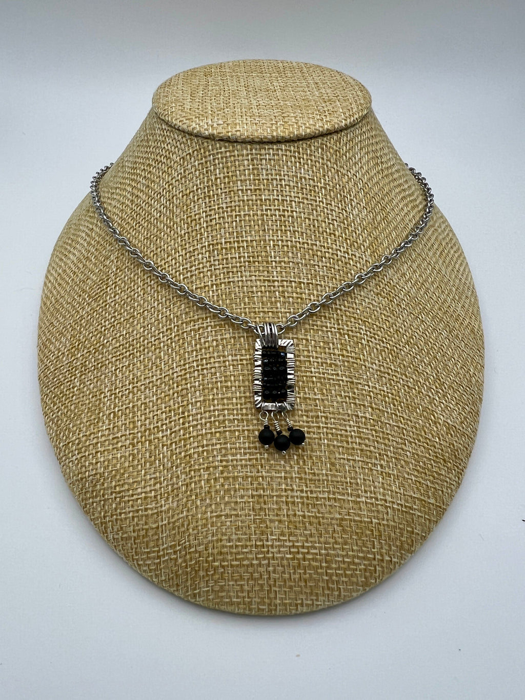 Black and Silver Pendant