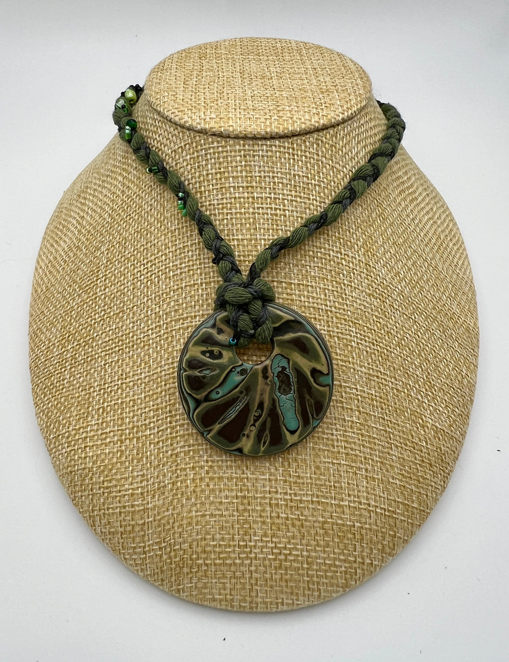 Earth's Weight Ceramic Pendant