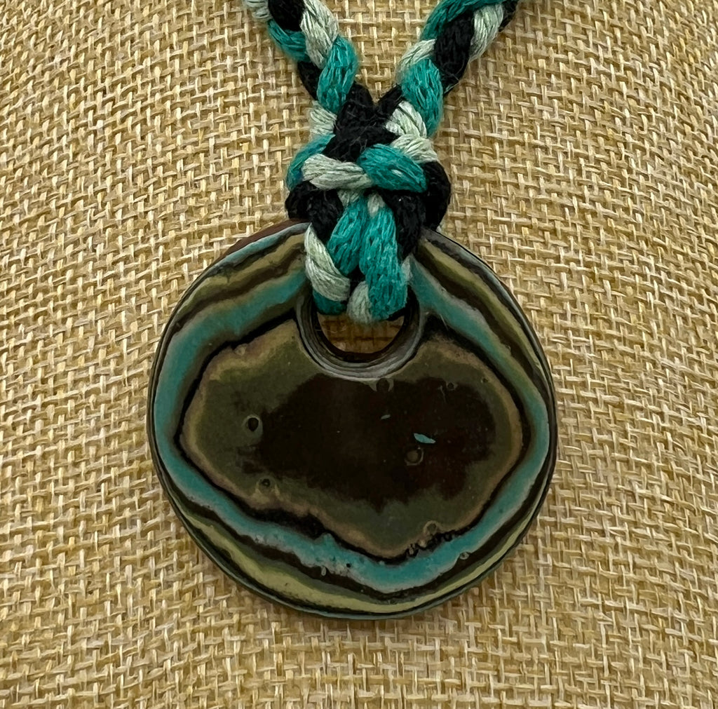 Earth's Weight Version 2 Ceramic Pendant