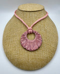 Rose Petal Ceramic Pendant