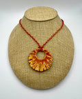 Sunburst Ceramic Pendant