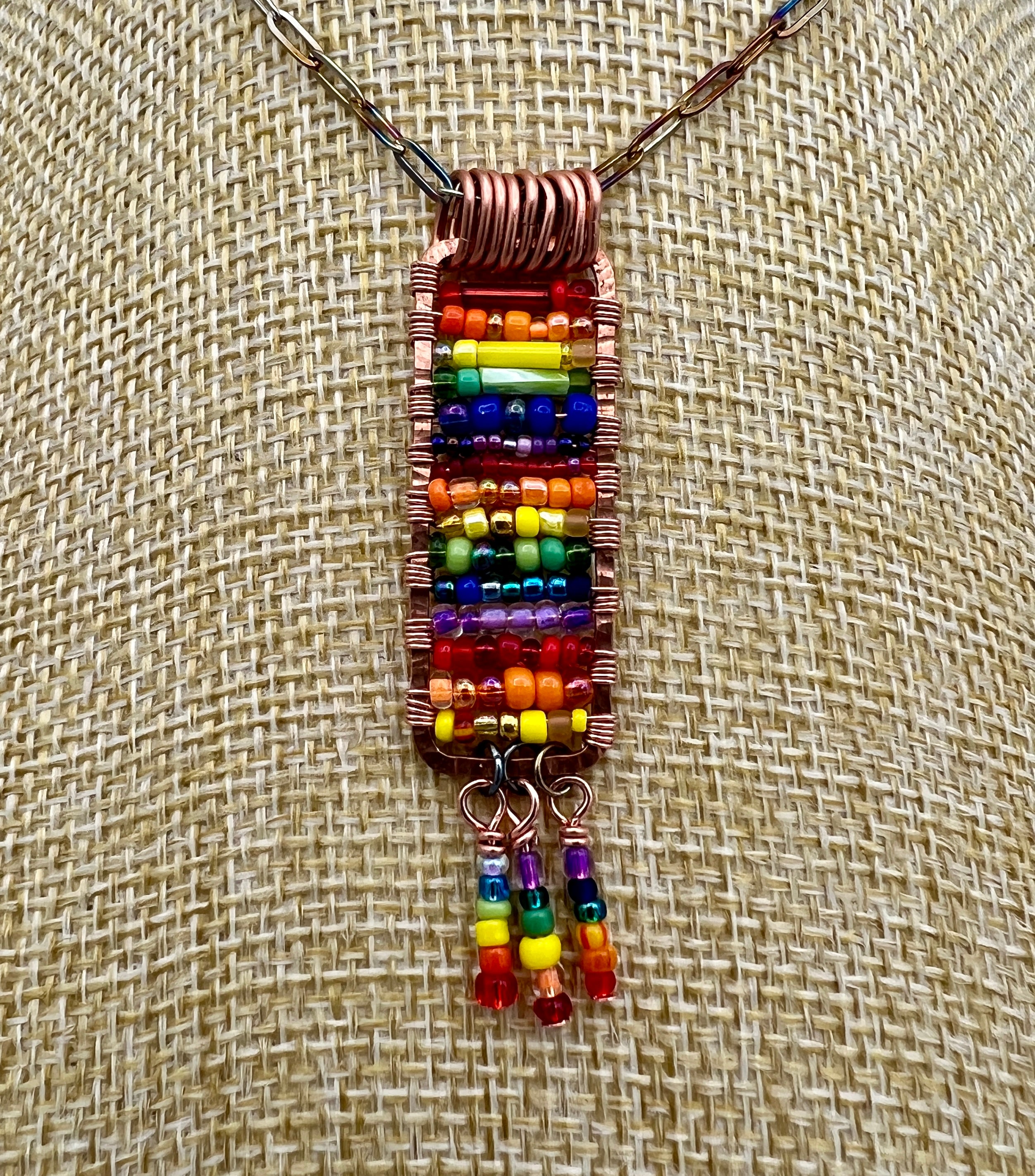 Rainbow Pendant #3