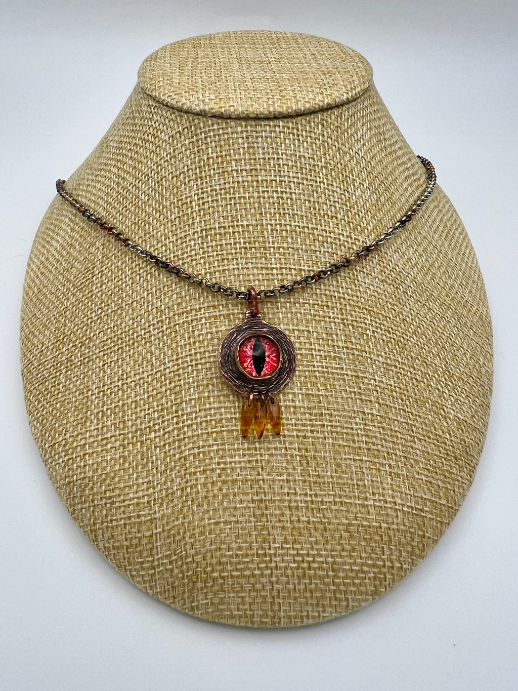 Red Dragons Eye Pendant