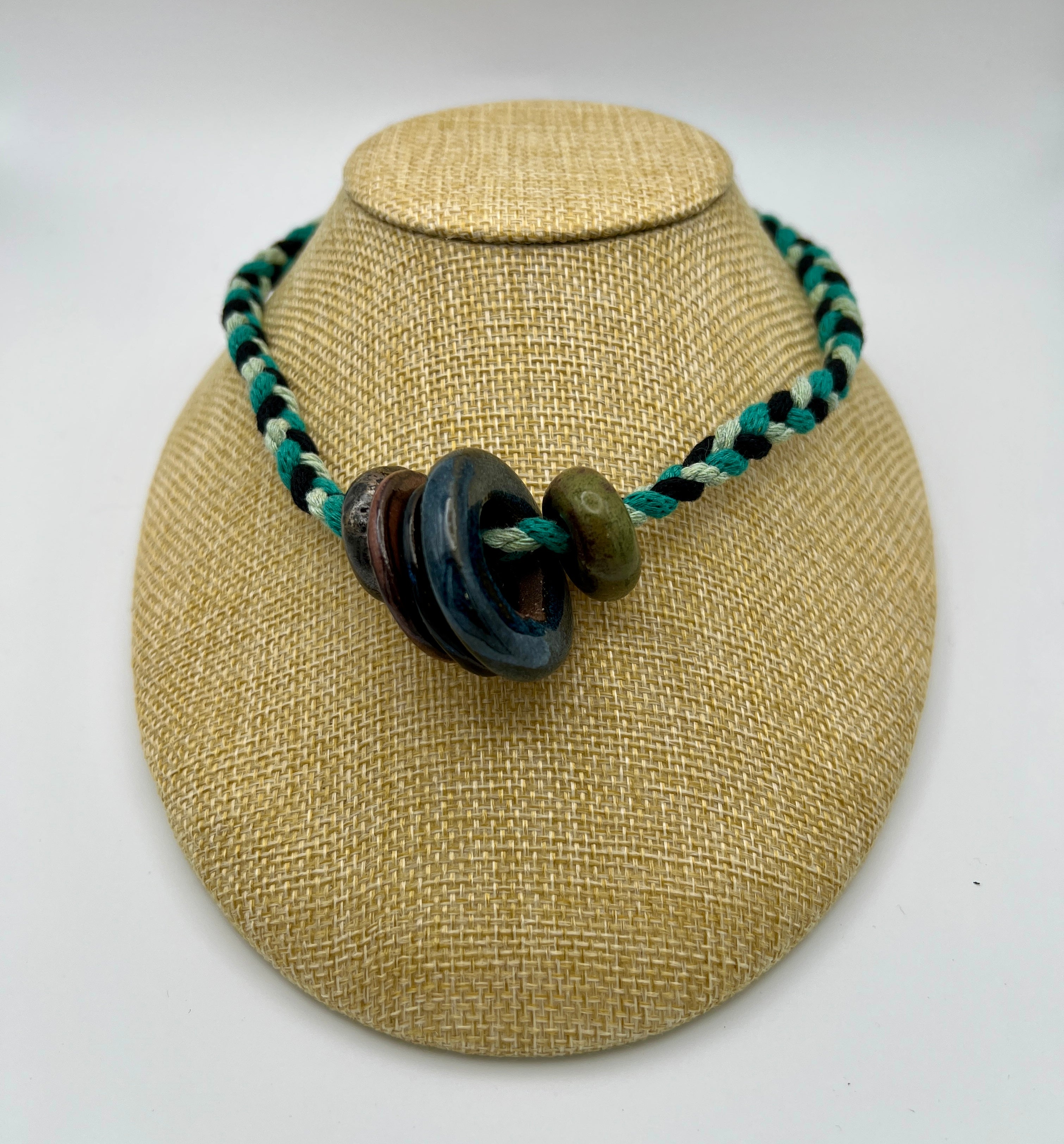Earthen Rings Statement Necklace