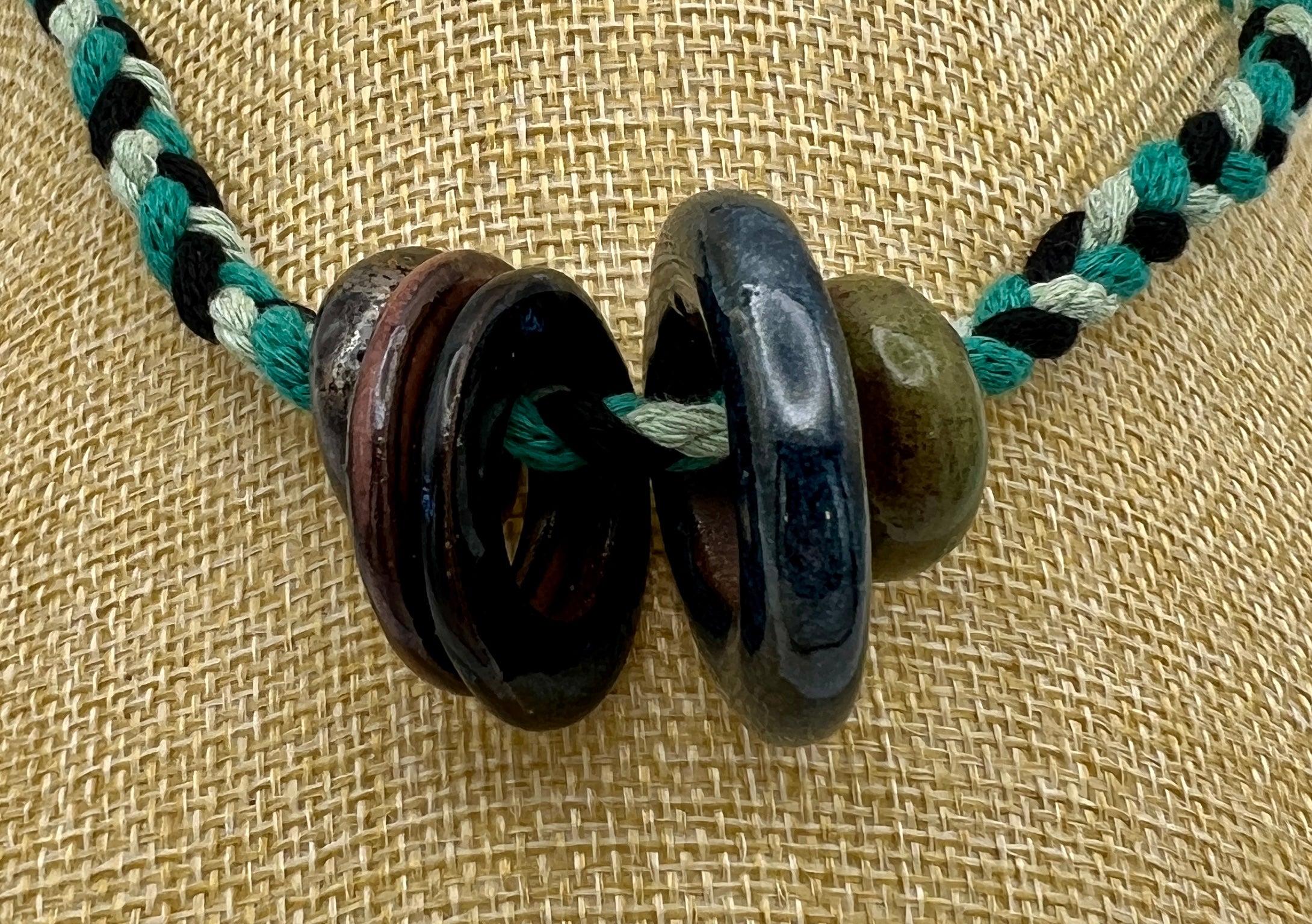 Earthen Rings Statement Necklace